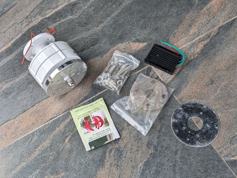 Новий. Уцінка. Вітрогенератор вертикальний «Куля» 300 вт 12v/24v. Код:null. Изображение 5