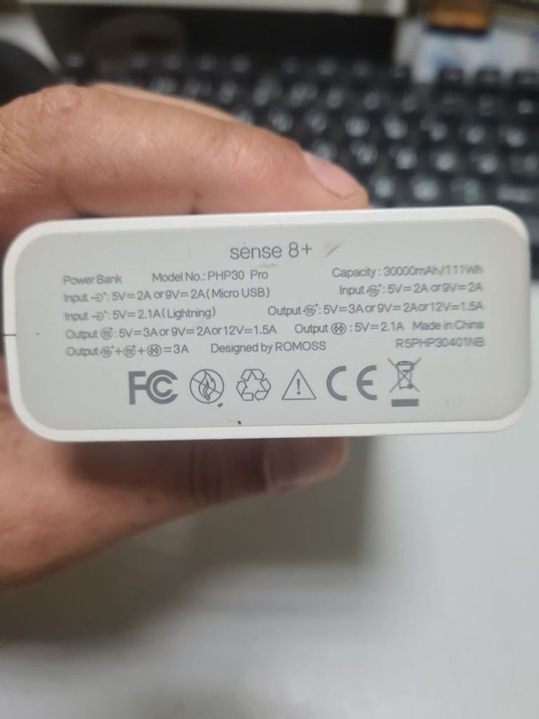 Объявление Romoss sense 8+ 30000mah php30 pro Б/У