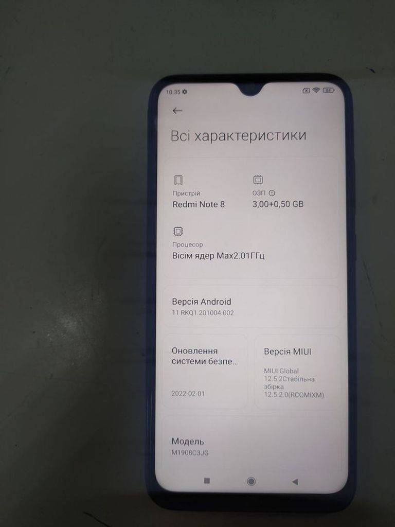 Купить Xiaomi Redmi Note 8 3/32GB Blue Б/У