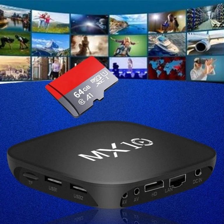 Smart Android TV Box MX10 Black Код:null. Зображення 7