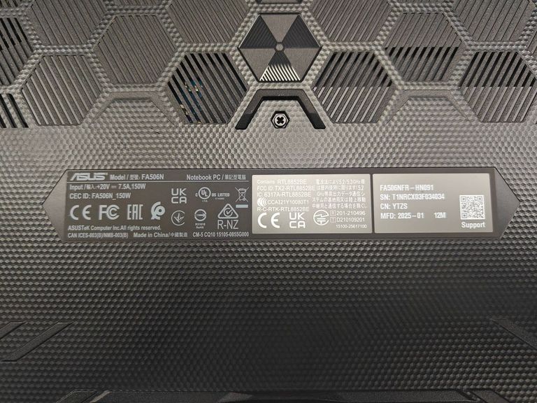 Asus 16/ryzen 7 7435hs ddr5/16gb ddr3/hdd *відсутній/ssd 500 gb/geforce rtx2050 4gb Код:01-200744004. Изображение 5