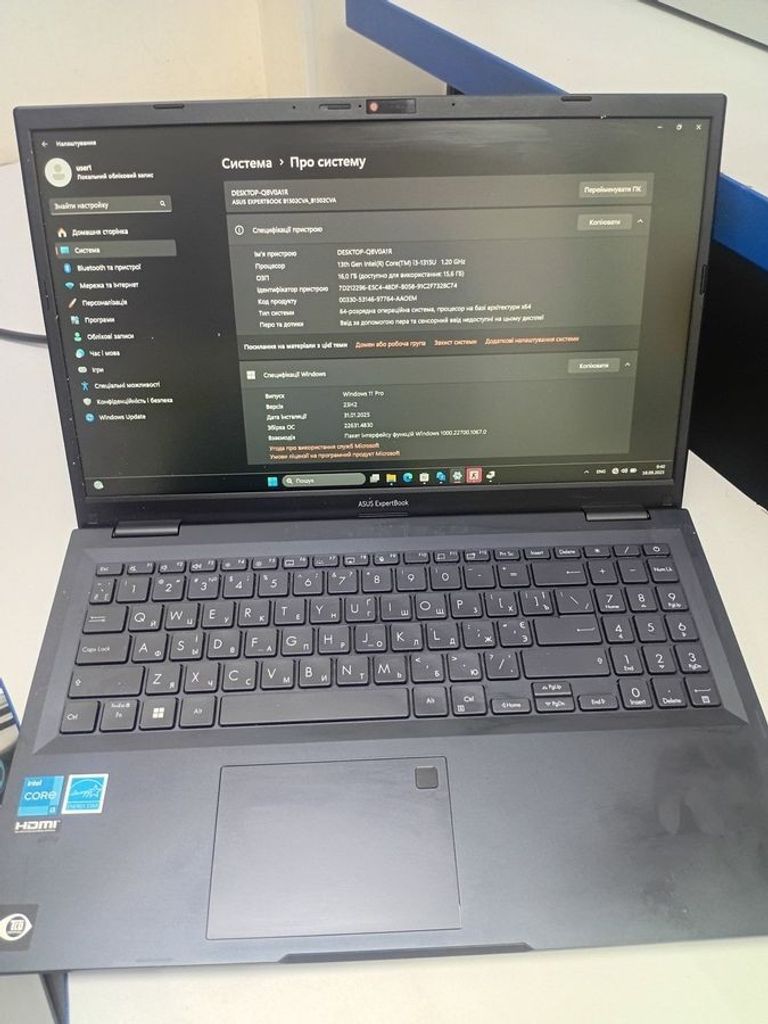 Купить Asus core i3-1315u ddr5/16gb ddr5/ssd 500 gb/*інтегрована Б/У