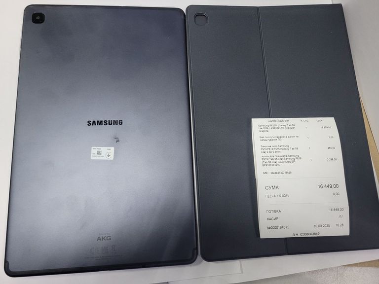 Дешево Samsung galaxy tab s6 lite 2024 4/64gb lte з ломбарду