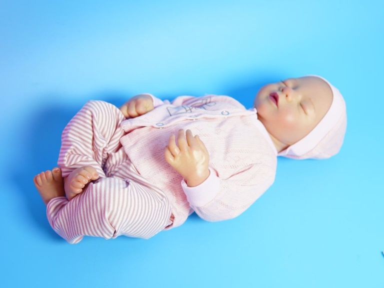 JIZHI Reborn - 17-дюймові м'які ляльки-новонароджені, ляльки-сплячі дівчатка з одягом та іграшковими аксесуар Код:null. Изображение 4