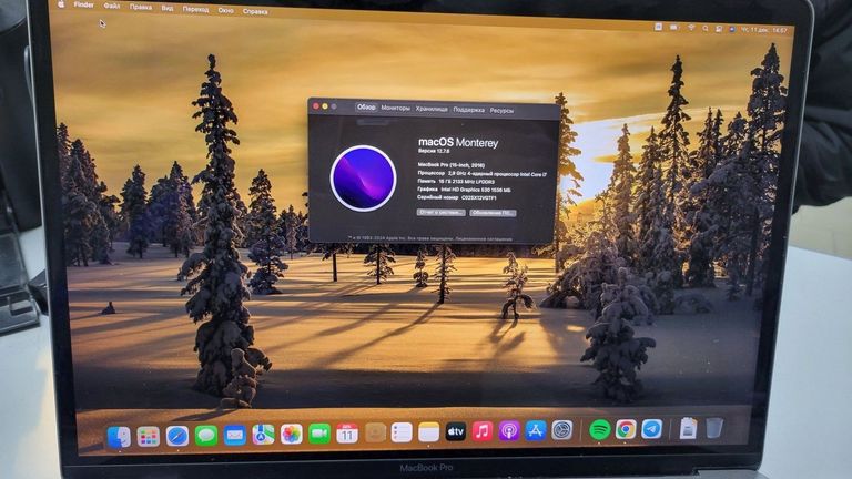 Купити Apple macbook pro a1707 core i7 2,9ghz/ ram 16gb/ ssd 1tb/ intel hd graphics 530 Б/У