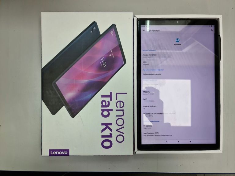 Объявление Lenovo tab k10 tb-x6c6x 4/64gb lte Б/У