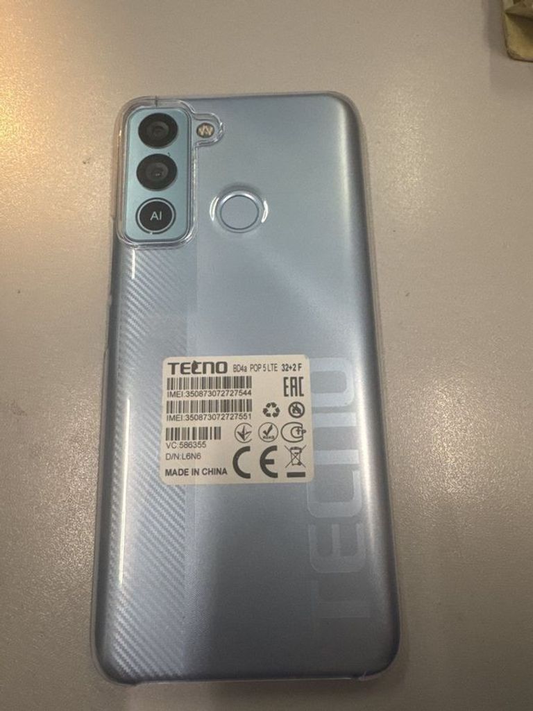 Оголошення Tecno pop 5 lte bd4a 2/32gb Б/У