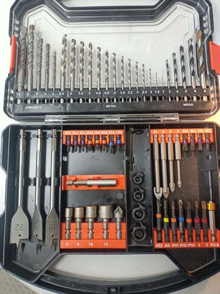 Розпродаж Dnipro-M impact drills and bits 62 pcs set, продавець Техноскарб