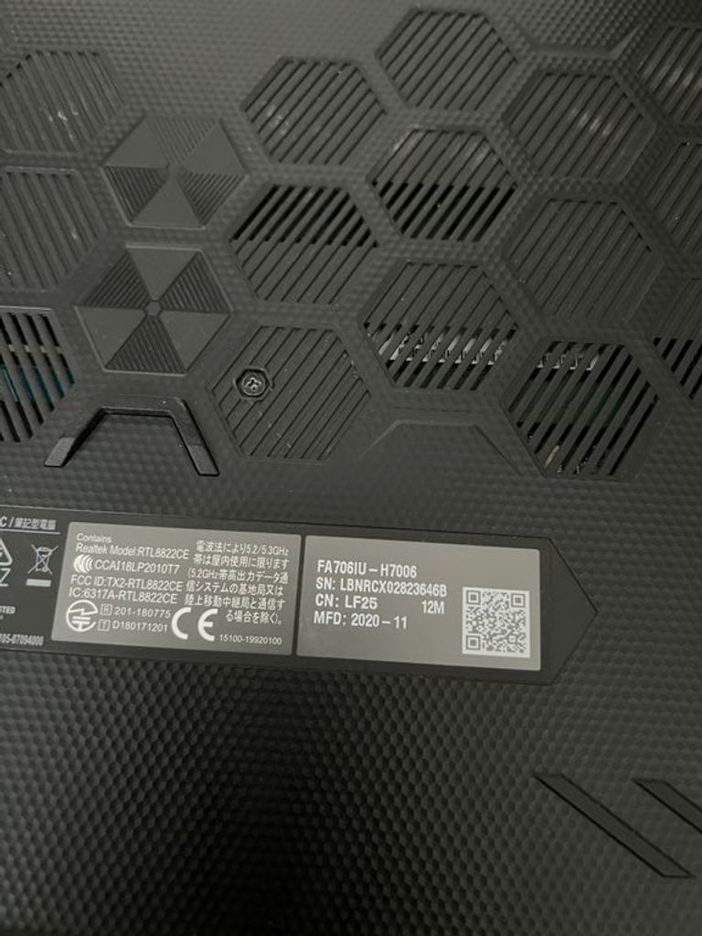 ASUS TUF Gaming A17 FA706IU Fortress Gray (FA706IU-H7006) Код:null. Зображення 8