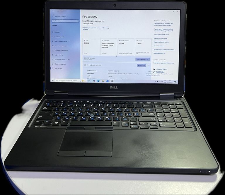 Объявление Dell 15/core i5 5200u ddr3/8gb ddr3/hdd *відсутній/ssd 256 gb/*інтегрована Б/У