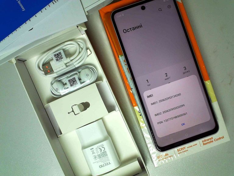 Купити Tecno spark 30 kl6 8/256gb Б/У