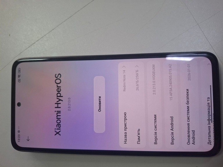 Объявление Xiaomi redmi note 14 8/256gb Б/У