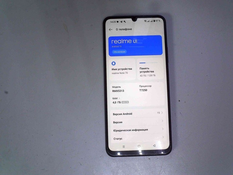Оголошення Realme note 70 4/128gb Б/У
