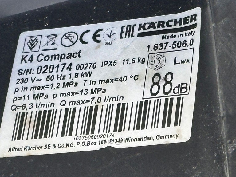 Karcher k 4 compact Код:01-200931958. Изображение 7