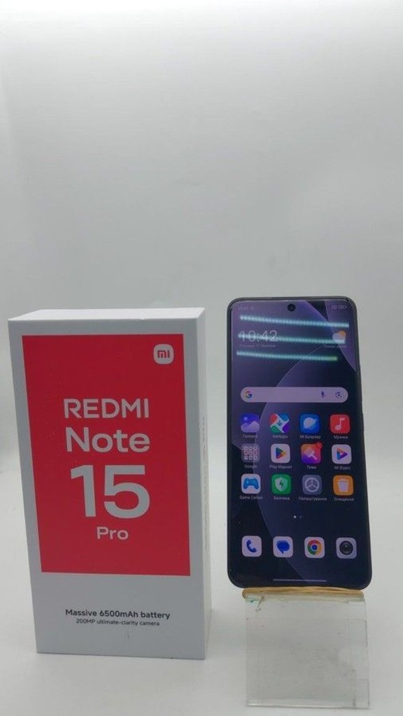 Купити Xiaomi Redmi Note 15 Pro 4G 8/256GB Glacier Blue Б/У