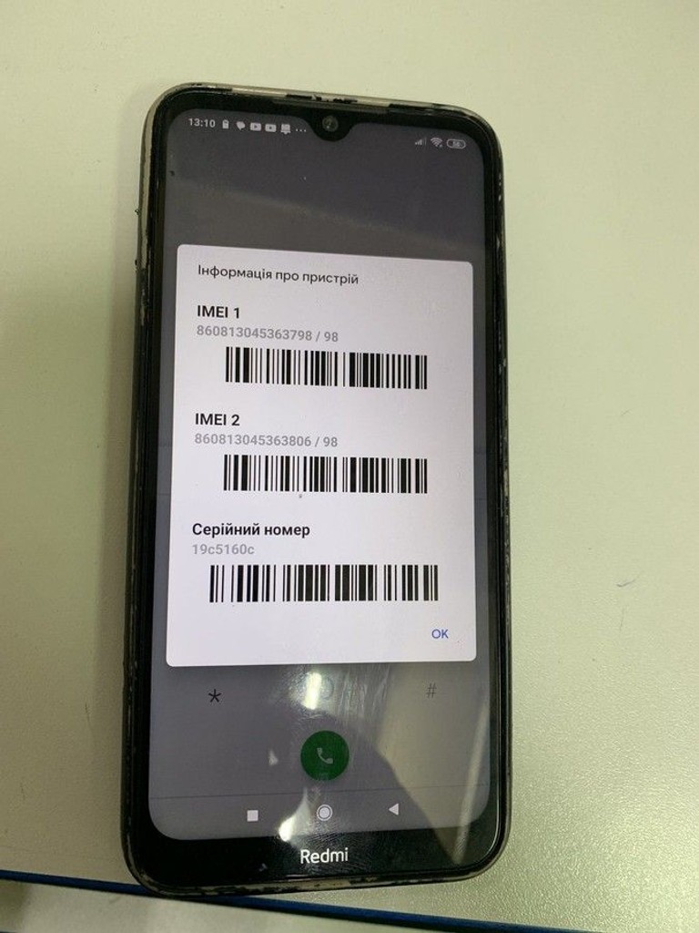 Дешево Xiaomi Redmi Note 8T 4/64GB Blue з ломбарду