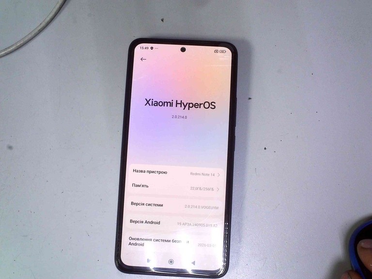 Купити Xiaomi redmi note 14 8/256gb Б/У