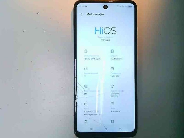 Купити Tecno spark 20c bg7n 4/128gb Б/У