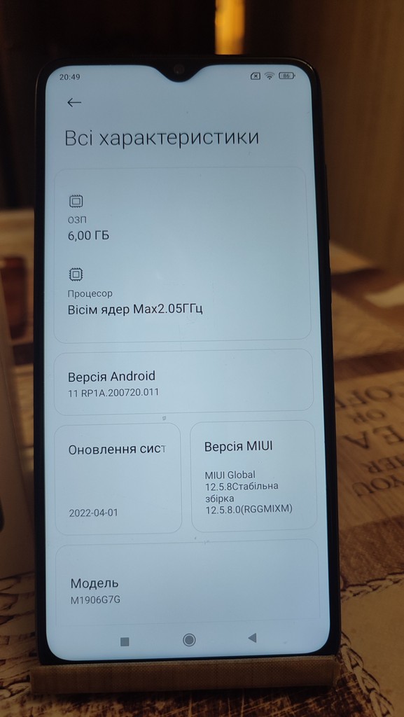 Xiaomi Redmi Note 8 Pro 6/128GB Blue Код:null. Зображення 6