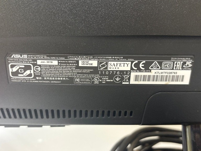 Оголошення Asus vs197 Б/У