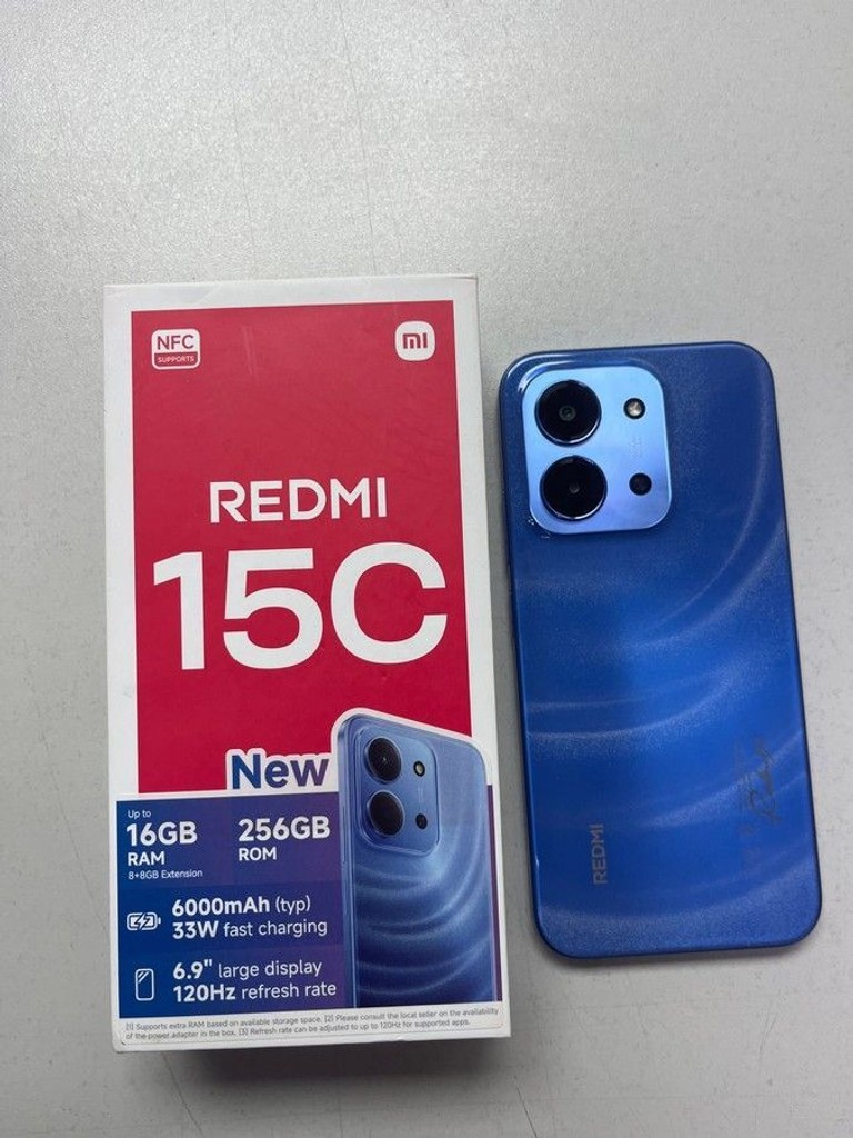 Оголошення Xiaomi redmi 15c 4g 8/256gb Б/У