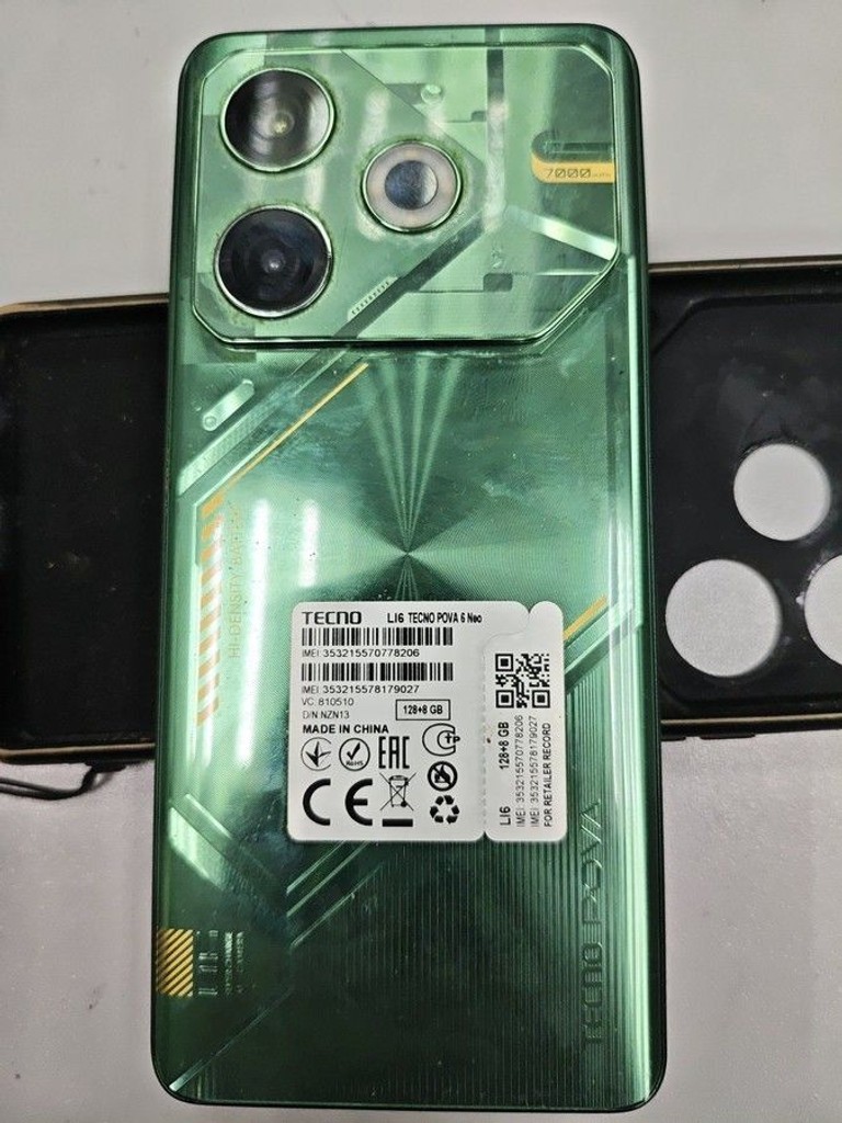 Оголошення Tecno pova 6 neo li6 8/128gb Б/У