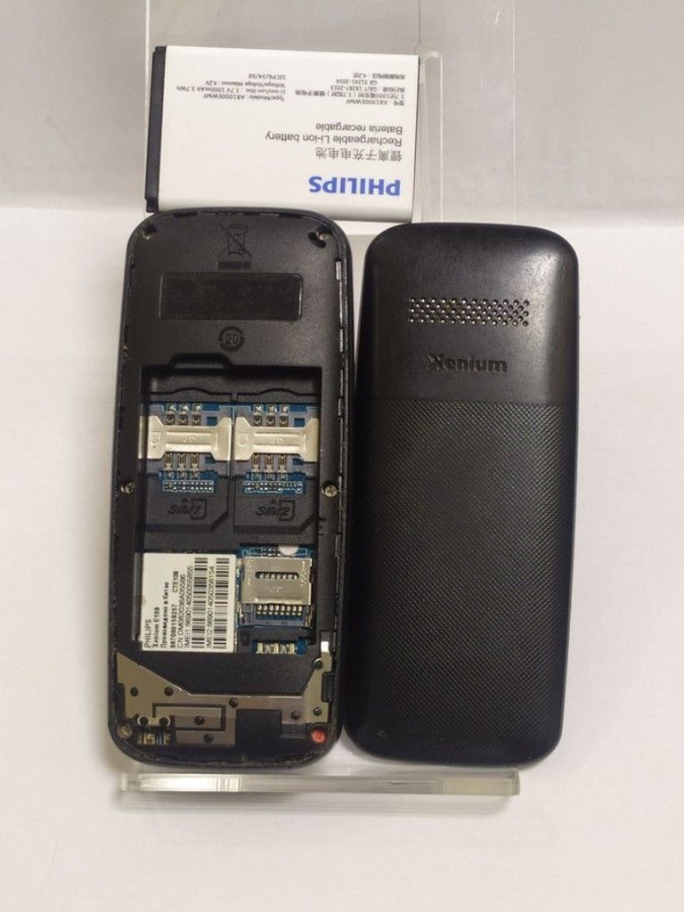 Дешево Philips Xenium E109 Black з ломбарду