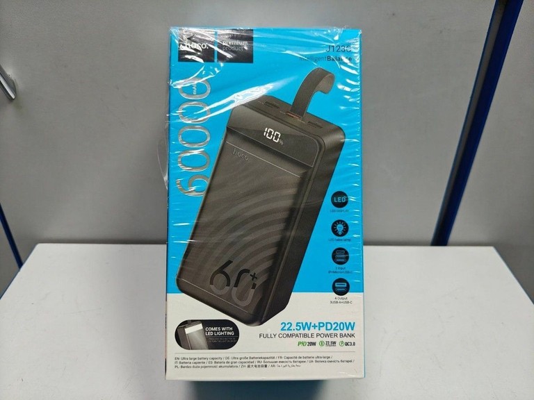 Hoco J123C Element 60000mAh 22.5W Black Код:01-201071344. Зображення 6