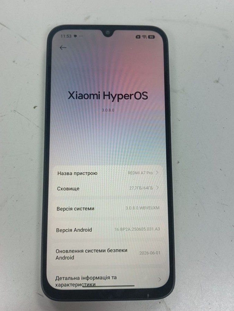 Объявление Xiaomi Redmi A7 Pro 4/64GB Black Б/У
