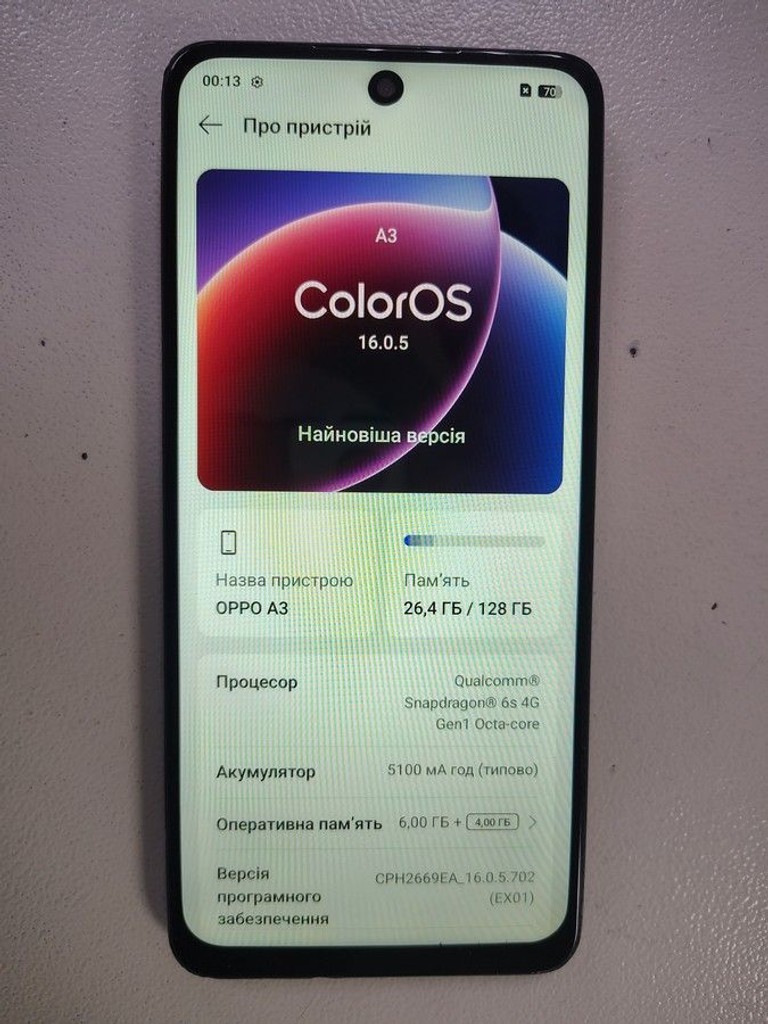 Oppo a3 4g 6/128gb Код:01-201090850. Зображення 5