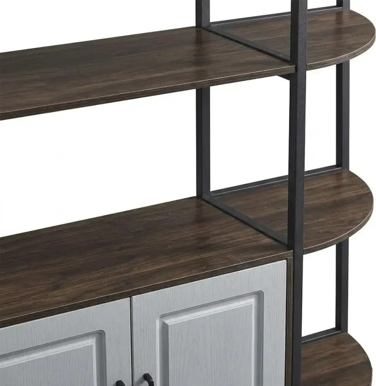 Kitchen counter 120×40 см з полицями та закритою шафкою, напольна полиця для техніки і посуду Код:null. Зображення 6