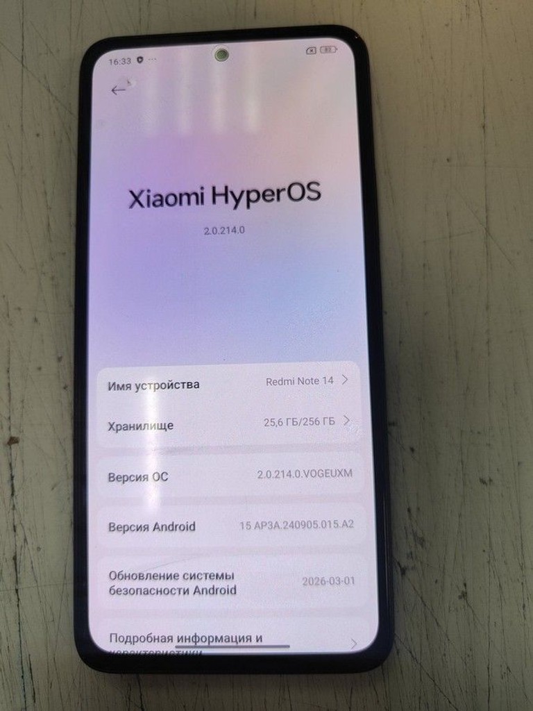 Купити Xiaomi redmi note 14 8/256gb Б/У