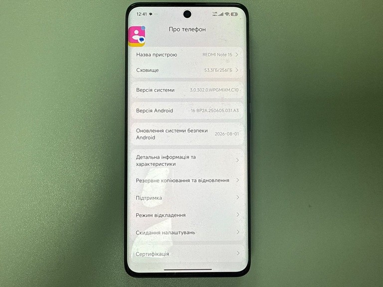 Оголошення Xiaomi Redmi Note 15 4G 8/256GB Black Б/У