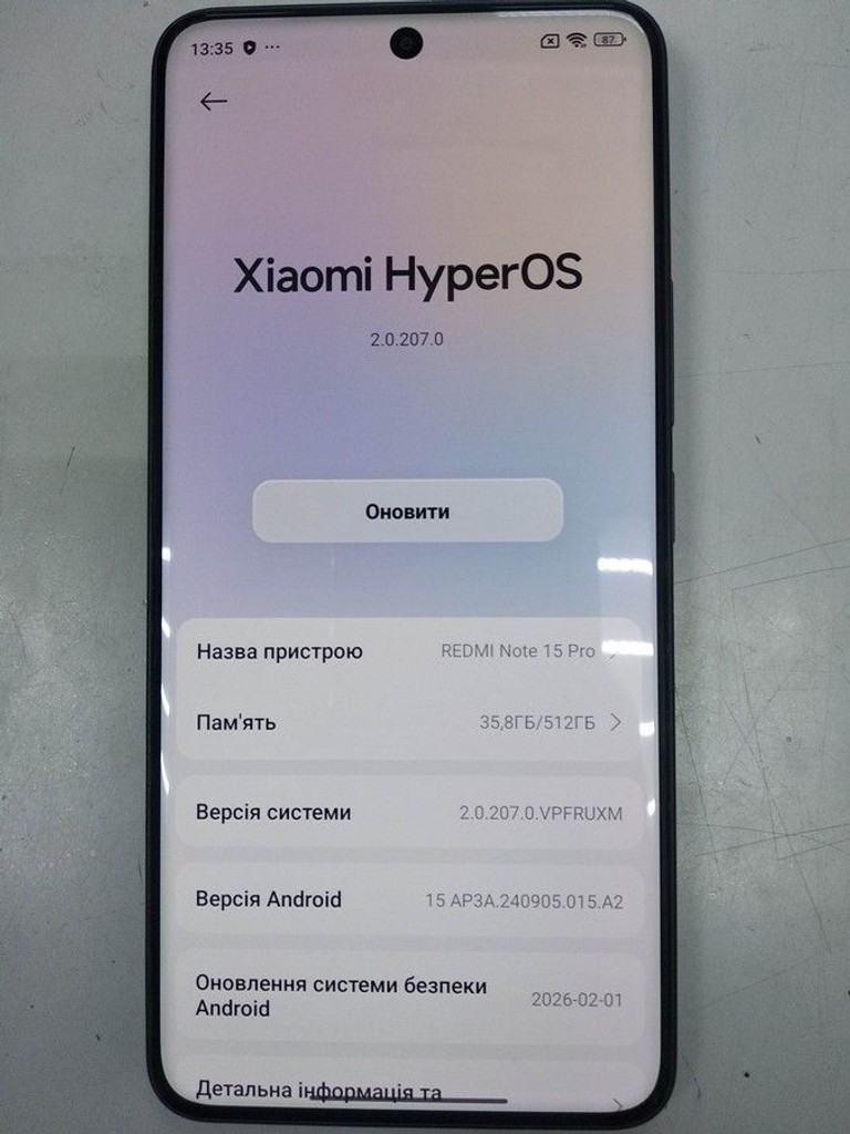 Xiaomi Redmi Note 15 Pro 4G 12/512GB Black Код:01-201143088. Зображення 5