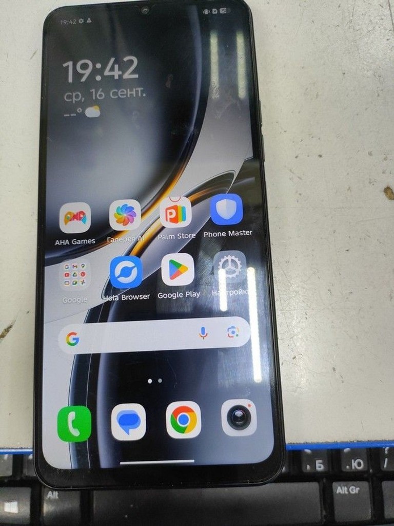 Объявление Tecno Spark Go 3 4/128GB Ink Black (4894947105272) Б/У