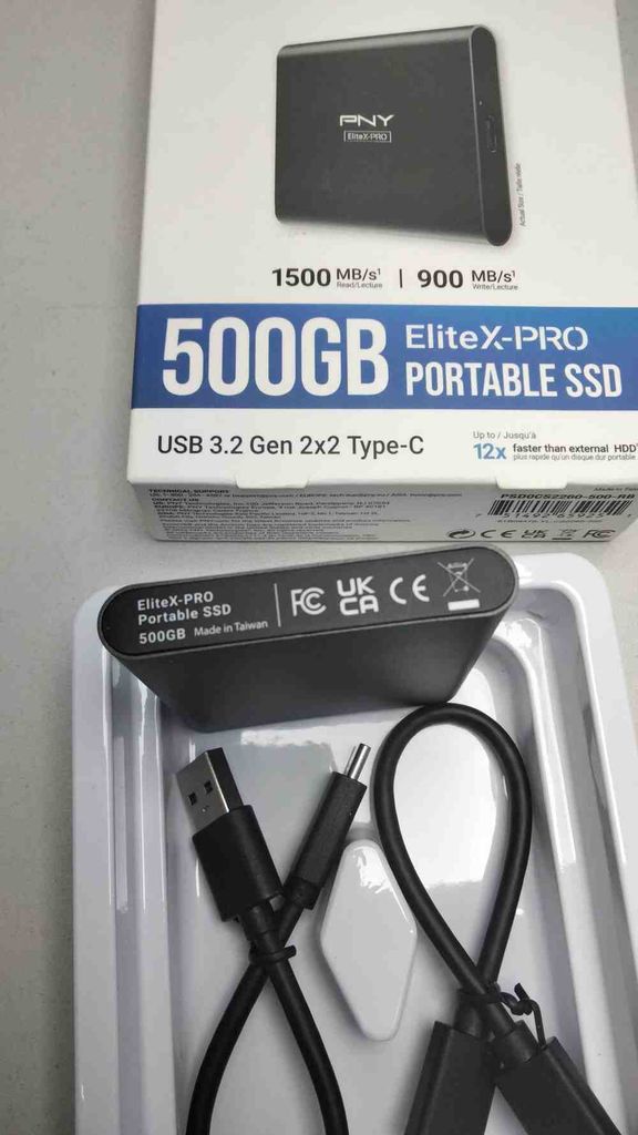 Объявление Pny EliteX PRO 500 GB (PSD0CS2260-500-RB) Б/У