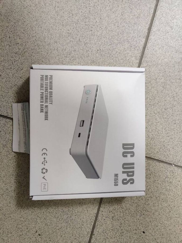 Дешево Powerbank m1550 ups mini dc 15600mah pd 20w type-c з ломбарду
