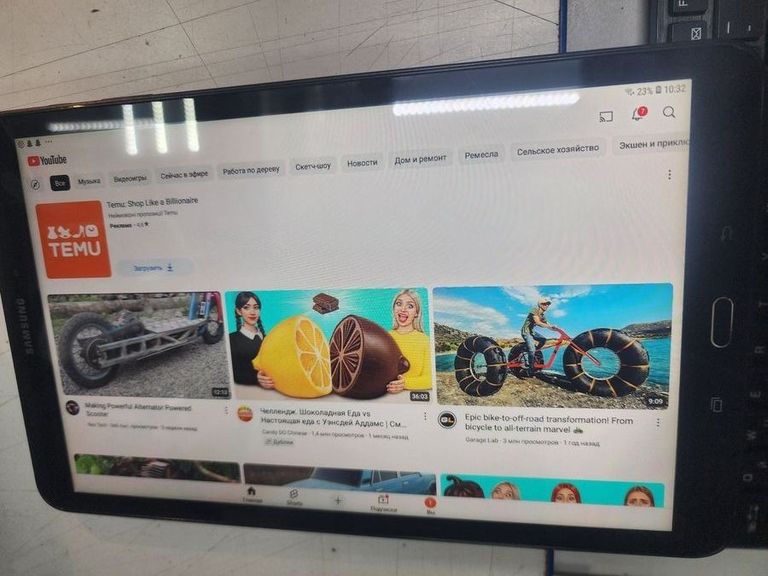 Дешиво Samsung galaxy tab a 10" sm-t580 16gb с ломбарда