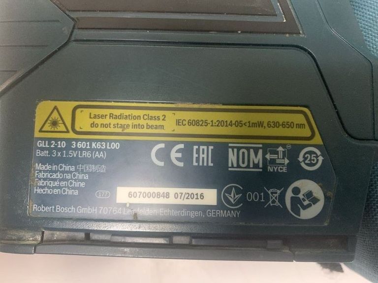 Объявление Bosch GLL 2-10 (0601063L00) Б/У