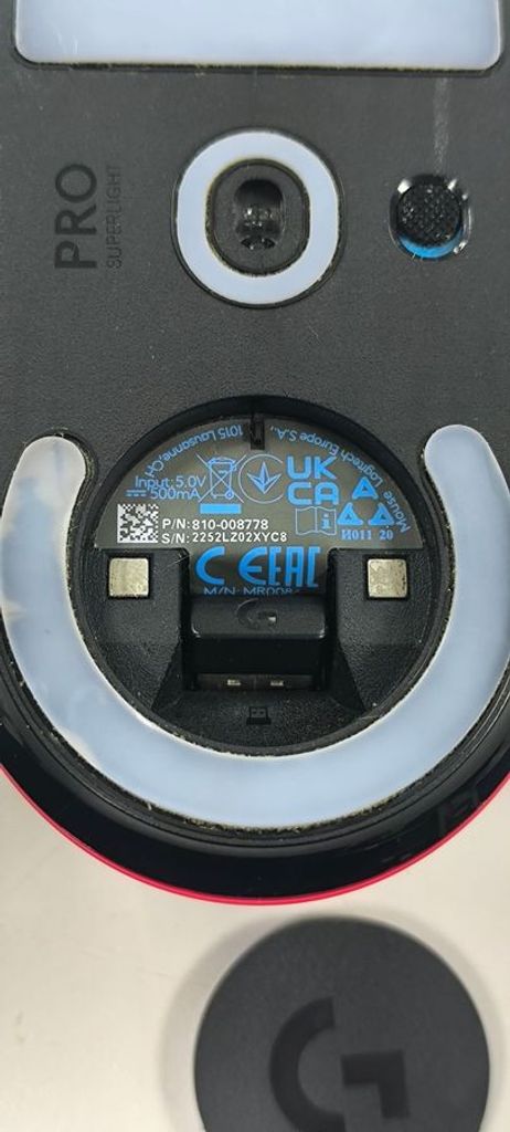 Logitech g pro x superlight wireless Код:01-200603322. Зображення 6