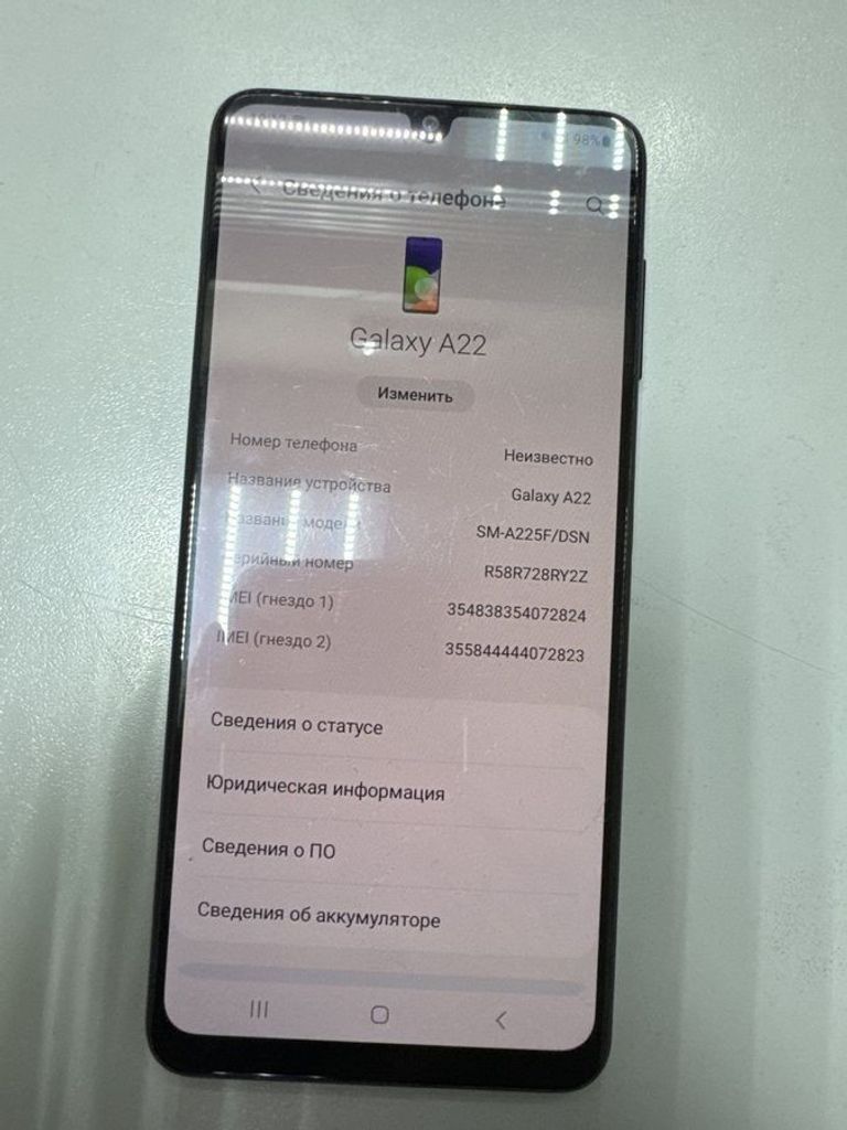 Дешиво Samsung a225f galaxy a22 4/64gb с ломбарда