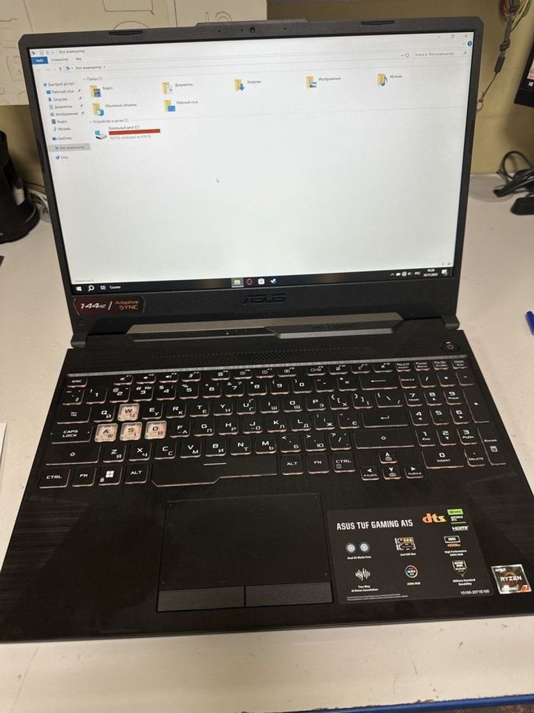 Купити Asus 15/ryzen 7 7435hs ddr5/16gb ddr5/hdd *відсутній/ssd 512 gb/geforce rtx3050 4gb Б/У