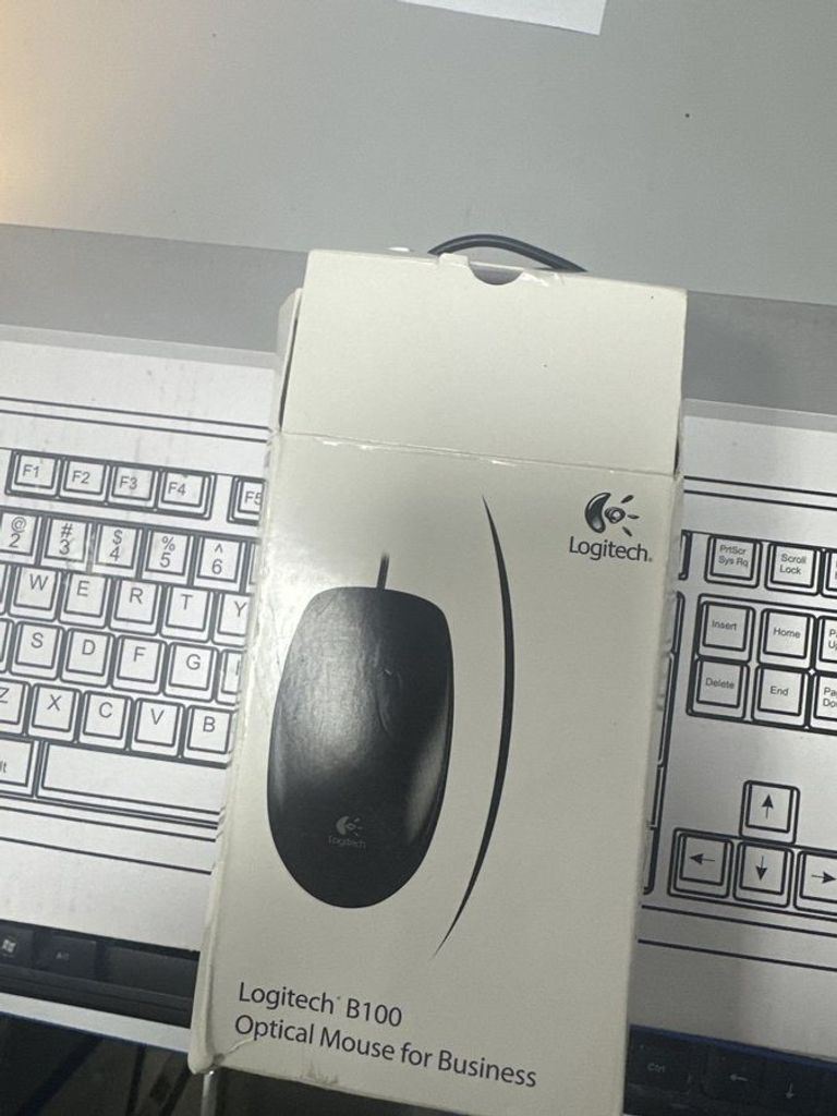 Купить Logitech b100 optical mouse Б/У
