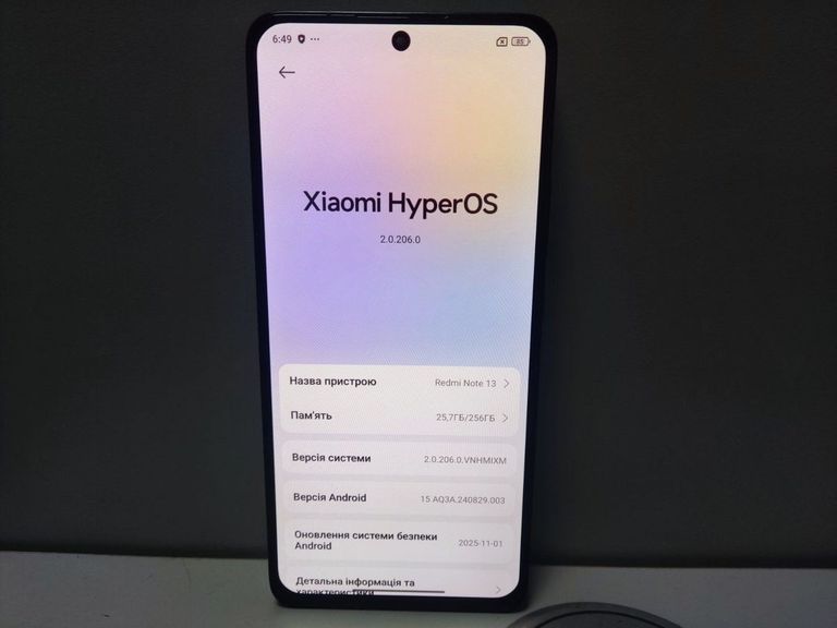 Объявление Xiaomi redmi note 13 4g 8/256gb Б/У