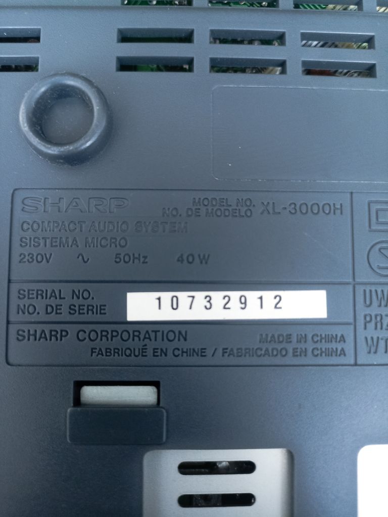 SHARP XL-3000H Код:null. Зображення 6