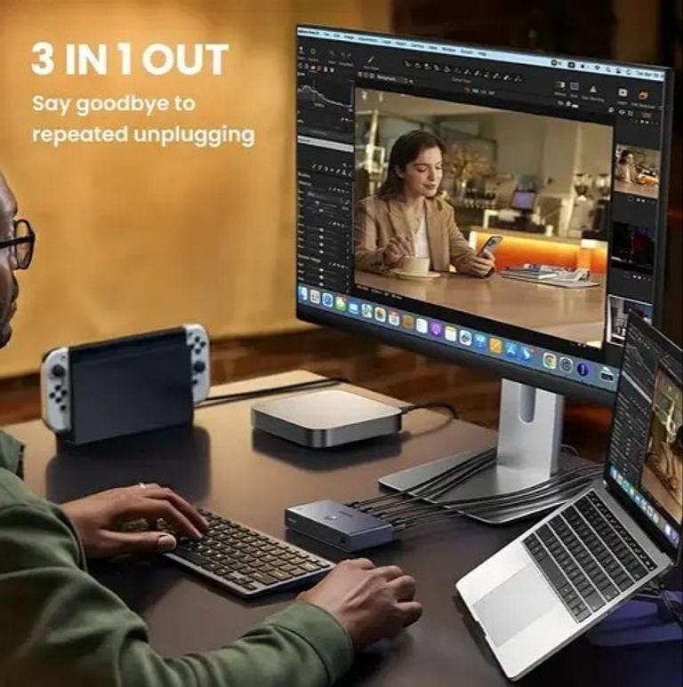 HDMI 2.1 UGREEN CM624 сплітер HDMI Switch (3 in 1 out) 8K Ultra HD DRR HDR 3D Код:null. Зображення 11