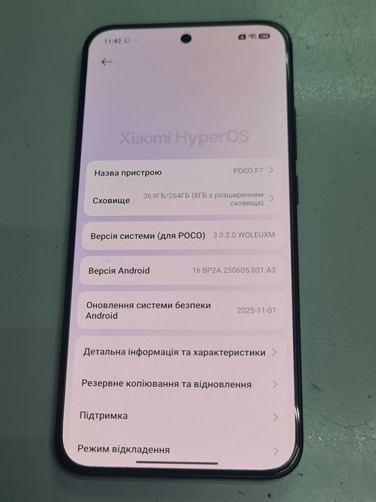 Оголошення Poco F7 12/256GB White Б/У