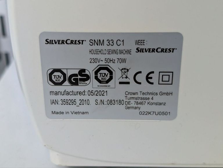 Silvercrest SNM 33 C1 Код:01-200894416. Зображення 5