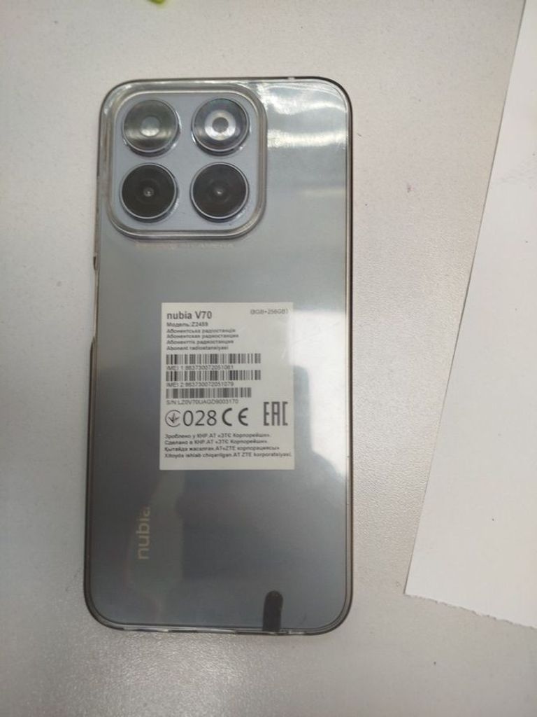 Оголошення Zte Nubia V70 8/256GB Gray Б/У