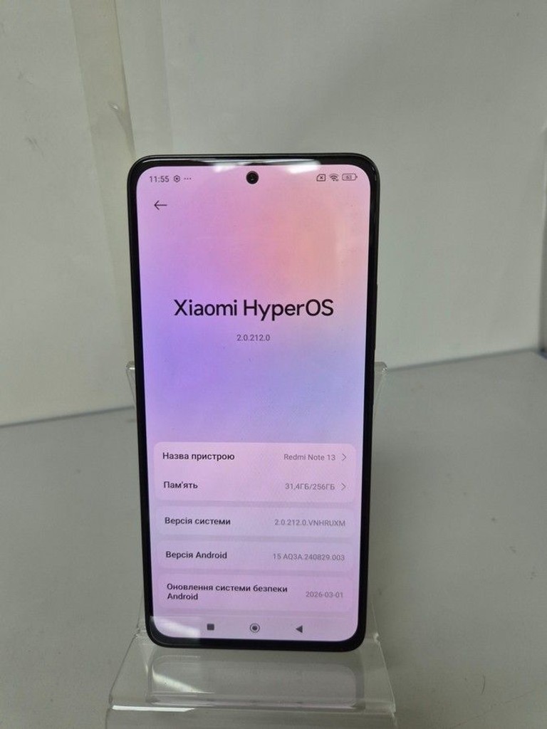 Объявление Xiaomi redmi note 13 4g 8/256gb Б/У